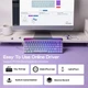 Игровая Клавиатура AULA HERO 68 HE Purple Магнитные Свитчи. Проводная 8000Hz/s. RGB Панель, 68 keys, Switch 0.1mm. Rapid Trigger - изображение 6