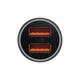 Автомобильное зарядное устройство Baseus Golden Contactor Max Dual Fast Charger Car Charger U+U 60W Dark Gray (CGJM000013) - изображение 7