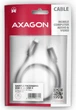 Kabel Axagon BUCM2-CM30AB USB-C - USB-C 2.0, PD 240W, 5A 3 m Black - obraz 3