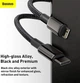 Kabel Baseus Tungsten Gold Fast Charging Data Cable Type-C to iP PD 20W 2 m Black (CATLWJ-A01) - obraz 12