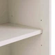 Комод для їдальні з розсувними дверцятами, 106,5×33×60 см, колір: білий Costway - зображення 7