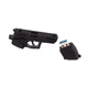 USB флеш накопитель ColorWay Pistol 64 GB 3.0 Black (CW-USBPL64) - изображение 6