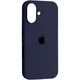 Чехол панель силиконовый Tech Protect Premium Soft-Touch Silicone Case Full Cover Protective для Apple iPhone 17 (6.3") Темно-синий / Midnight blue - изображение 1