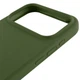 Чехол панель силиконовый Tech Protect Premium Soft-Touch Silicone Case Full Cover Protective для Apple iPhone 17 Pro Max (6.9") Зеленый / Dark Olive - изображение 4