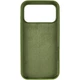 Чехол панель силиконовый Tech Protect Premium Soft-Touch Silicone Case Full Cover Protective для Apple iPhone 17 Pro Max (6.9") Зеленый / Dark Olive - изображение 5