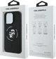 Etui plecki Karl Lagerfeld Silicone Karl&Choupette Heads Ring MagSafe do iPhone 16 Pro Black (3666339318666) - obraz 4