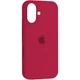 Чехол панель силиконовый Tech Protect Premium Soft-Touch Silicone Case Full Cover Protective для Apple iPhone 17 (6.3") Красный / Rose Red - изображение 1