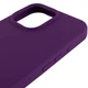 Чехол панель силиконовый Tech Protect Premium Soft-Touch Silicone Case Full Cover Protective для Apple iPhone 17 Pro Max (6.9") Фиолетовый / Amethyst - изображение 4