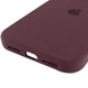 Чехол панель силиконовый Tech Protect Premium Soft-Touch Silicone Case Full Cover Protective для Apple iPhone 17 Pro Max (6.9") Бордовый / Plum - изображение 3