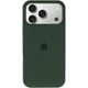 Чехол панель силиконовый Tech Protect Premium Soft-Touch Silicone Case Full Cover Protective для Apple iPhone 17 Pro Max (6.9") Зеленый / Cyprus Green - изображение 2