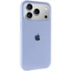 Чехол панель силиконовый Tech Protect Premium Soft-Touch Silicone Case Full Cover Protective для Apple iPhone 17 Pro Max (6.9") Голубой / Lilac Blue - изображение 1
