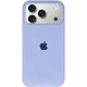 Чехол панель силиконовый Tech Protect Premium Soft-Touch Silicone Case Full Cover Protective для Apple iPhone 17 Pro Max (6.9") Голубой / Lilac Blue - изображение 2