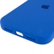Чехол панель силиконовый Tech Protect Premium Soft-Touch Silicone Case Full Cover Protective для Apple iPhone 17 Pro Max (6.9") Синий / Capri Blue - изображение 5