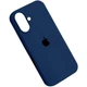 Чехол панель силиконовый Tech Protect Premium Soft-Touch Silicone Case Full Cover Protective для Apple iPhone 17 (6.3") Синий / Deep navy - изображение 3