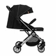 Коляска прогулянкова MoMi ESTELLE LIGHT Black-Silver - зображення 6