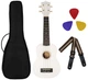 Ukulele MusicMate U-04 WhiteHarmony Biały - obraz 1