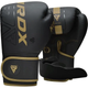 Рукавички боксерські з капою RDX F6 Kara Matte розмір 8 унцій, чорно-золотисті - изображение 1