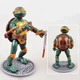 Черепашки ниндзя 4 шт игрушки с крепление на люк 16 см Ninja Turtles - изображение 2