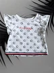 Комплект (туника + штаны) Tommy Hilfiger 3 года 98 см Белый/синий - изображение 6
