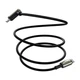 Кабель Baseus Hammer Type-C to Type-C PD3.1 Gen2 10Гбіт/с 100W (20V/5A) 1.5 м Black (CATPN-01) - зображення 3