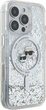 Etui plecki Karl Lagerfeld Liquid Glitter Karl&Choupette Head Magsafe do iPhone 16 Pro Max Transparent (3666339319151) - obraz 4