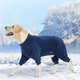 Флисовый комбинезон для собак Wan Talk Four-legged Pullover Dog Coat, Navy Blue, S - изображение 1