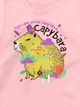 Футболка детская Dubhumans Капибара Нежно-розовая 2XS (98-104 см) (CAP-TK-SP-2XS) - изображение 2