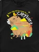 Футболка детская Dubhumans Капибара Черная 3XS (86-92 см) (CAP-TK-B-3XS) - изображение 3