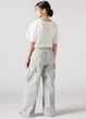 Подростковые штаны-карго Levi's Lvg Twill '94 Baggy Wide Leg для девочек Цветочный принт (019 pvu blue-surf (158 (14A)) - изображение 5
