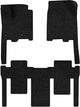 Ворсовые коврики EVAtech Premium в салон авто для Toyota Sienna (XL30) 7 seats 2010-2020 3 поколение Minivan USA черный кант (TY43336ZD3TL2VPB) - изображение 1