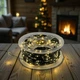 LED гирлянда новогодняя Капля росы 1000LED 50м цвет Теплый Белый, режим: мерцает каждый 6 диод, от 220В зеленый провод - изображение 8