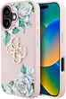 Панель Guess Grained Roses Big 4G для Apple iPhone 16 Pink (3666339427078) - зображення 1