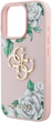 Панель Guess Grained Roses Big 4G для Apple iPhone 16 Pro Pink (3666339427092) - зображення 5