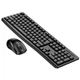 Клавіатура + миша бездротова Hoco DI94 Ultra Thin 2.4G Black - зображення 2