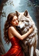 Пазл Леди и волк - Lady and the Wolf (Enjoy-2165) - изображение 3