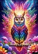 Пазл Неонова сова - Neon Owl (Enjoy-2161) - зображення 3
