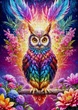 Пазл Неонова сова - Neon Owl (Enjoy-2161) - зображення 5