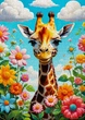 Пазл Милый жираф - Cute Giraffe (Enjoy-2151) - изображение 5