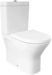 Унитаз-компакт RAK Ceramics Resort RST17AWHA + RST10AWHA + RESC0004 безободковый с сидением Soft Close дюропласт - изображение 1