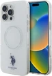 Etui U.S. Polo Assn IML Ring MagSafe do Apple iPhone 16 Pro Max White (USHMP16XHOCLDPW) - obraz 1