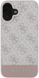 Панель Guess 4G Bottom Stripe для Apple iPhone 16 Pink (GUHCP16SG4GLPI) - зображення 3