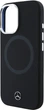 Etui Mercedes-Benz Silicone Tonal Logo MagSafe do Apple iPhone 16 Black (MEHMP16S23SUTTK) - obraz 6