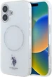 Etui U.S. Polo Assn IML Ring MagSafe do Apple iPhone 16 White (USHMP16SHOCLDPW) - obraz 1