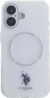 Etui U.S. Polo Assn IML Ring MagSafe do Apple iPhone 16 White (USHMP16SHOCLDPW) - obraz 3