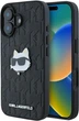 Панель Karl Lagerfeld Monogram Choupette Head Pin для Apple iPhone 16 Black (KLHCP16SPGKLCHPK) - зображення 1