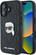 Панель Karl Lagerfeld Monogram Karl Head Pin для Apple iPhone 16 Black (KLHCP16SPGKLKIPK) - зображення 1