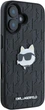 Панель Karl Lagerfeld Monogram Choupette Head Pin для Apple iPhone 16 Black (KLHCP16SPGKLCHPK) - зображення 4