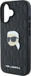 Панель Karl Lagerfeld Monogram Karl Head Pin для Apple iPhone 16 Black (KLHCP16SPGKLKIPK) - зображення 6
