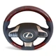Руль для Lexus LX470, GX470. Стиль рестайлинга LX570. Красное дерево. В сборе. - изображение 3