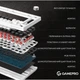 Клавіатура GamePro MK160W Hot-Swap Red Swich RGB USB UA White (MK160W) (213444) - зображення 6
